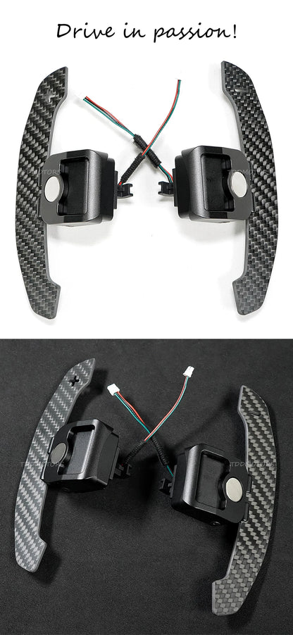 Magnetic Carbon Fiber Paddle Shifters For Audi B8 B8.5 B9 C8 A1 A3 A5 A8 Q2 Q3 Q4 Q5 Q7 Q8 S1 S2 S3 S4 S5 SQ5 RS3 RS4 RS5 RSQ5