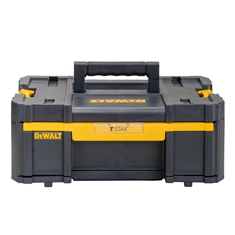 DEWALT DWST1-70705-23 TSTAK Handheld Single Layer Drawer with 6 Storage Box Portable Stackable Removable Plastics Tool Box