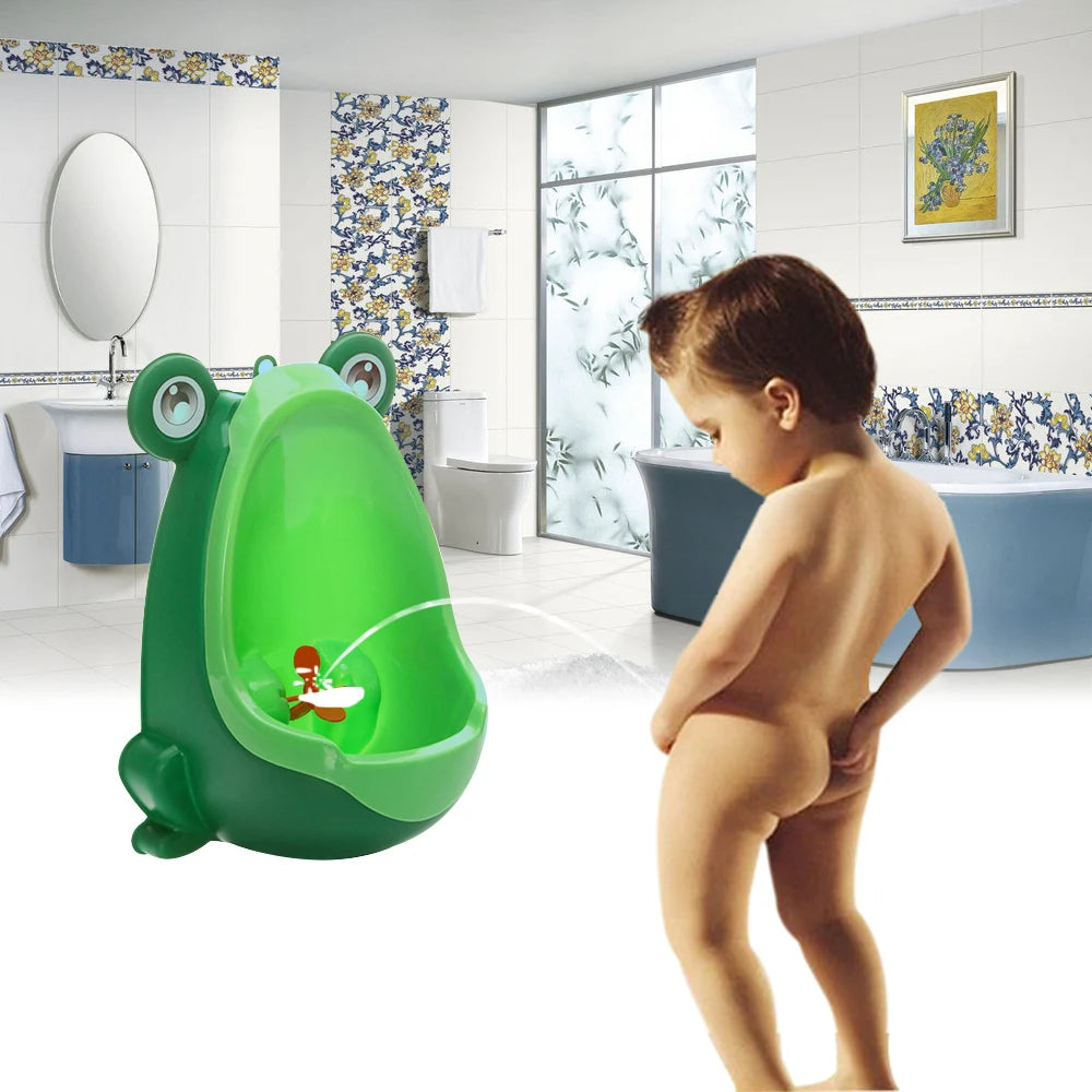 Baby Boy Potty Toilet Training Bambini Rana Basamento Verticale Orinatoio Ragazzi Penico Pipì Infantile Del Bambino A Parete ER755