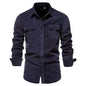 Men's Business Casual Corduroy Shirt