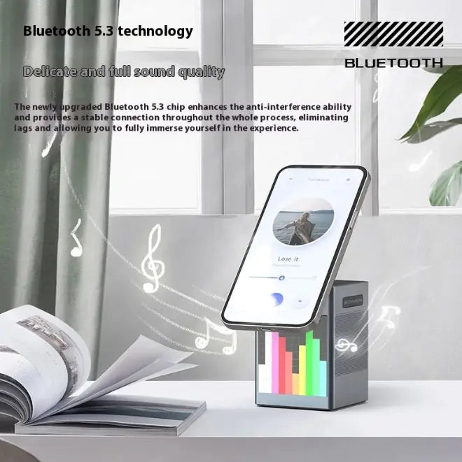 Bluetooth Audio Clock Magnetic Wireless Charger