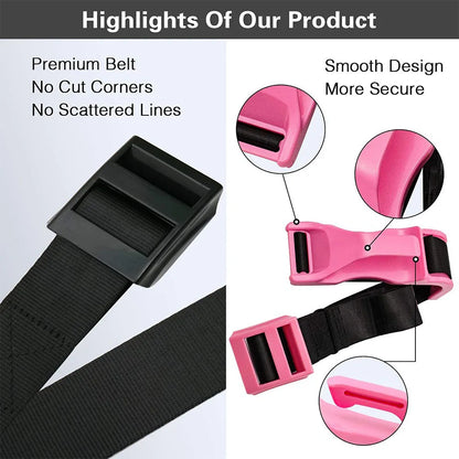 Pregnancy Bump Strap Comfort Seat Cover Adjustable Seat Belt Extender Pregnant Women Driving Protect Unborn Baby Brace Protector