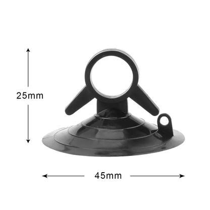 45mm Diameter Automotive Interior 10 PCS PVC Material Car Sunshade Suction Cup Strong pull ring dovetail suction cup