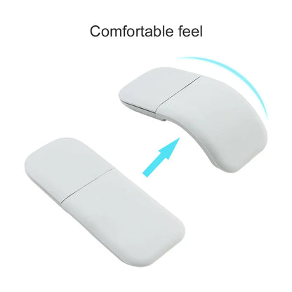 CHUYI Wireless Folding Mouse Portable Bluetooth Mause Arc Touch Roller Ultra Thin Mice Laser Sem Fio For Notebook Laptop Macbook