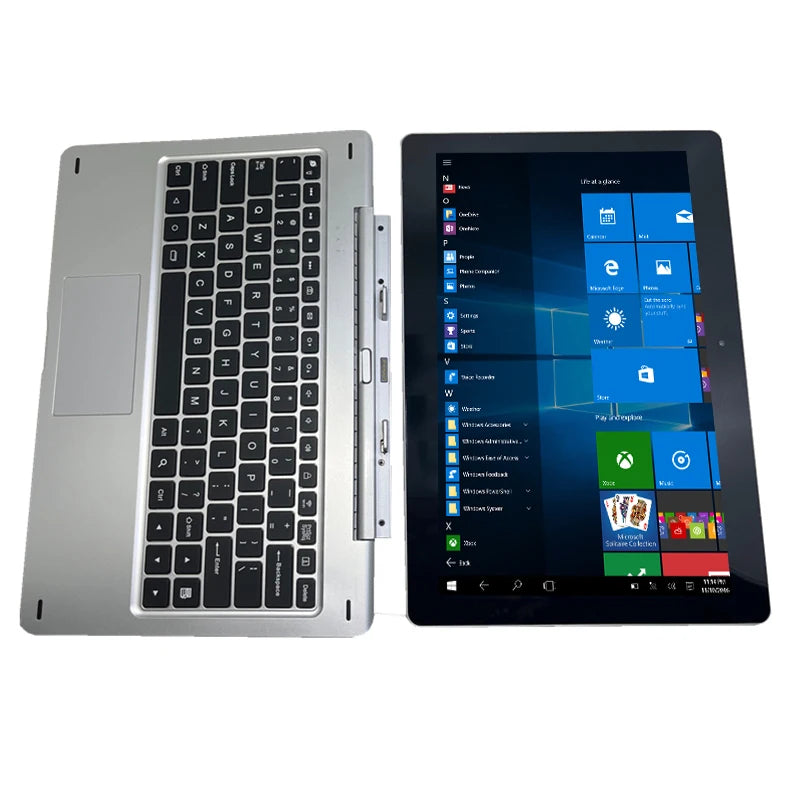 11.6'' Windows 10 Nextbook Quad Core 1/2GB RAM 64GB ROM Notebook Intel Atom Z3735G CPU @1.33GHZ Tablets PC With Pin Keyboard