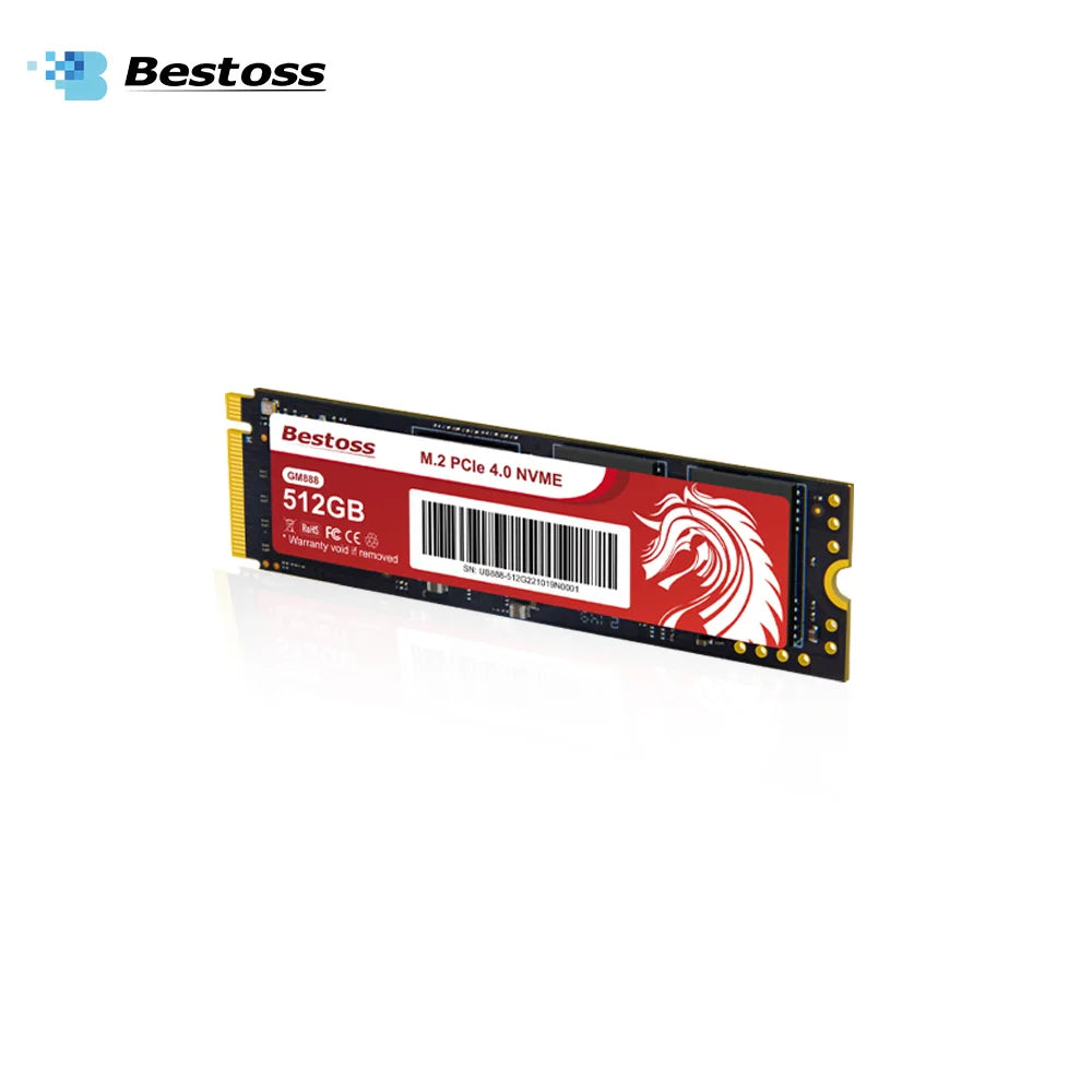 Bestoss Fast Speed M2 NVMe PCIe Gen 4 ssd Up to 5000 MB/s Compatible PS5