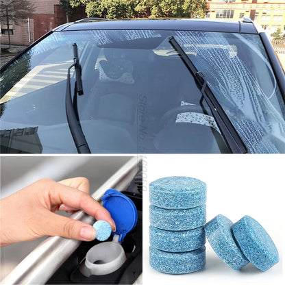 Solid Glass Cleaning Car Accessories Anti-freeze For Windshield Polish Vaz 2115 Car Zoverhor Car Ice Wash Tablet 10/50/500pcs