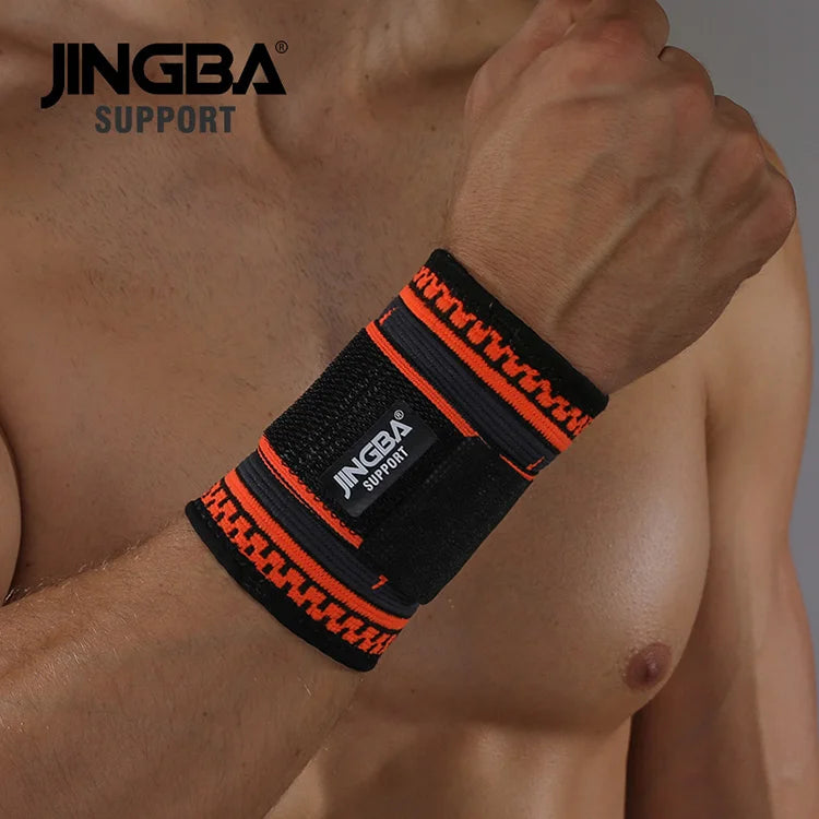 JINGBA SUPPORT New Nylon Wristband Support Fitness Bandage Wrist Support Protective gear wrist band men Tennis Badminton Brace