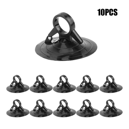 45mm Diameter Automotive Interior 10 PCS PVC Material Car Sunshade Suction Cup Strong pull ring dovetail suction cup