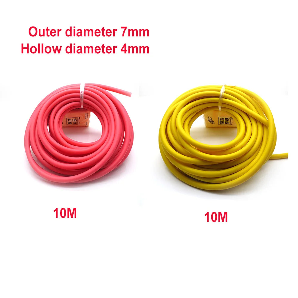 Resistance Band 5-10M A Piece Size  3070 4070 Natural Rubber Band Latex Tube Pull Rope  Tourniquet Rope  exercise bands