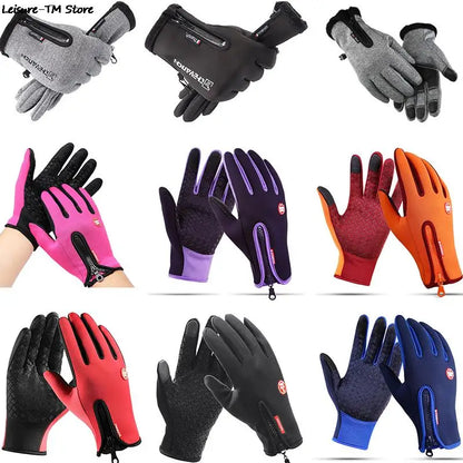 Winter Gloves Waterproof Thermal Touch Screen Thermal Windproof Warm Gloves Cold Weather Running Sports Hiking Ski Gloves