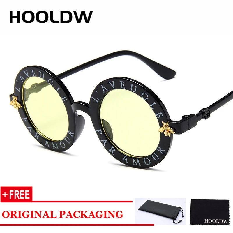 New Fashion Small Round Kids Sunglasses Brand Designer Bee Children Sunglasses Boys Girls Baby Outdoors Goggle Shades Eyewear