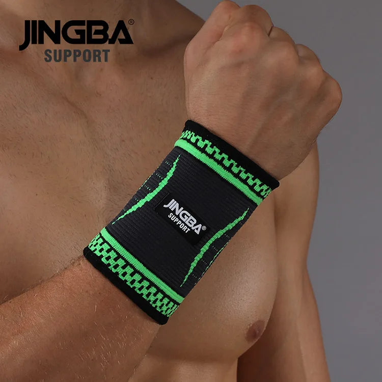 JINGBA SUPPORT New Nylon Wristband Support Fitness Bandage Wrist Support Protective gear wrist band men Tennis Badminton Brace