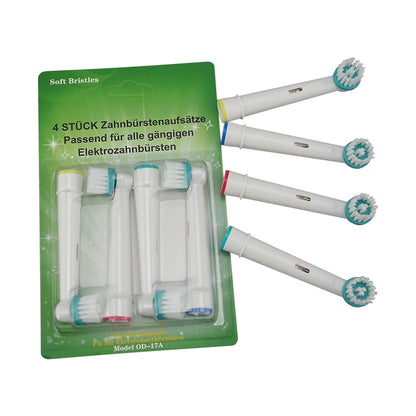 4pcs/pack EB-25A Sensitive Clean electric toothbrush brush heads  SB-417A  Oral care For Oral B Vitality Dual Clean