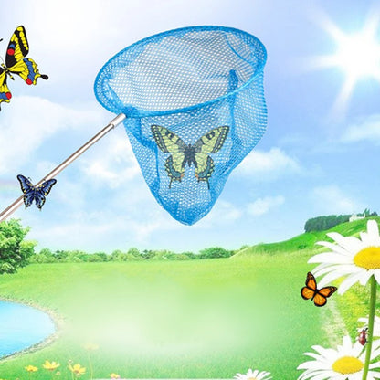 1PC Colorful Kids Anti Slip Grip Perfect Telescopic Butterfly Net Extendable 34 Inches for Catching Bugs Insect Fishing Toys NEW