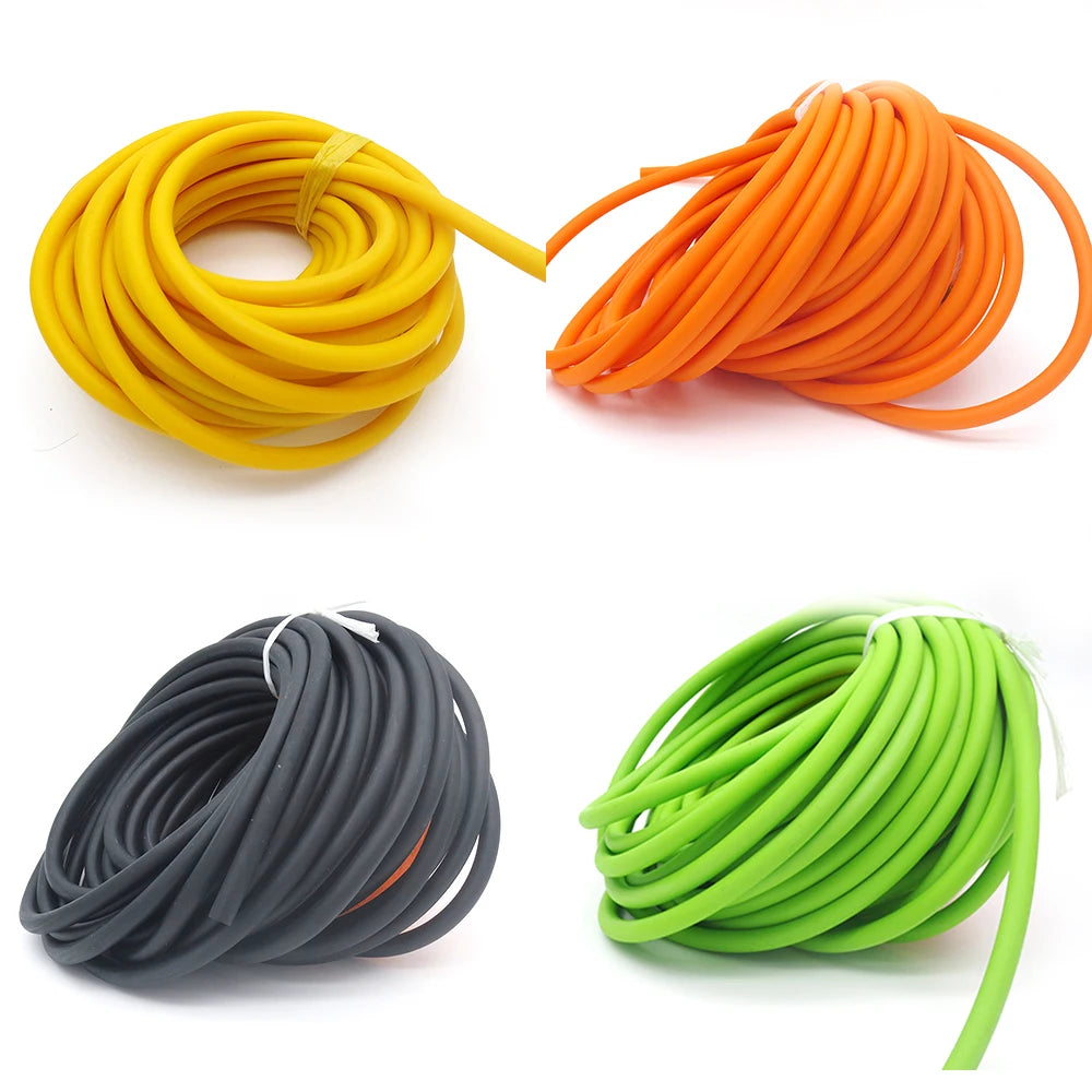 Resistance Band 5-10M A Piece Size  3070 4070 Natural Rubber Band Latex Tube Pull Rope  Tourniquet Rope  exercise bands