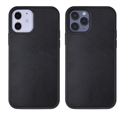 5pcs Slim 2D Heat Transfer Sublimation Case For iphone 16 Pro Max 15 14 Plus 13 Mini 12 11 Hard Blank Groove Cover Black