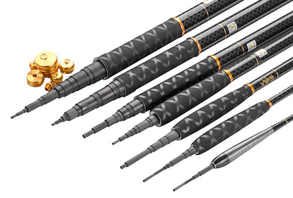 MINI ROD 45CM Ultra-short high Carbon Telescopic carp fishing rod Ultralight 1.8m 3.6m 4.5m 5.4m 6.3m 7.2m Travel fishing gear