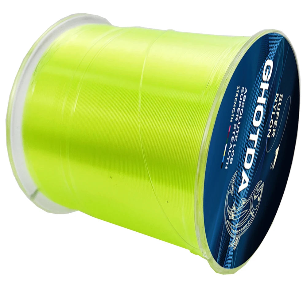 GHOTDA 500M Nylon Fishing Line Durable Monofilament Fishing Wire Rock Sea Fishing Line