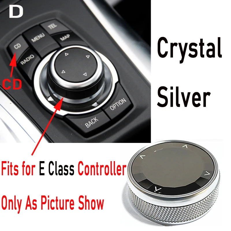 Crystal/Ceramic Car Multimedia Buttons Knob Cover for BMW E60 F20 E87 E90 E92 E93 F34 F30 F10 X5 E70 F15 X3 F25 X1 F48 E84 X6 X4