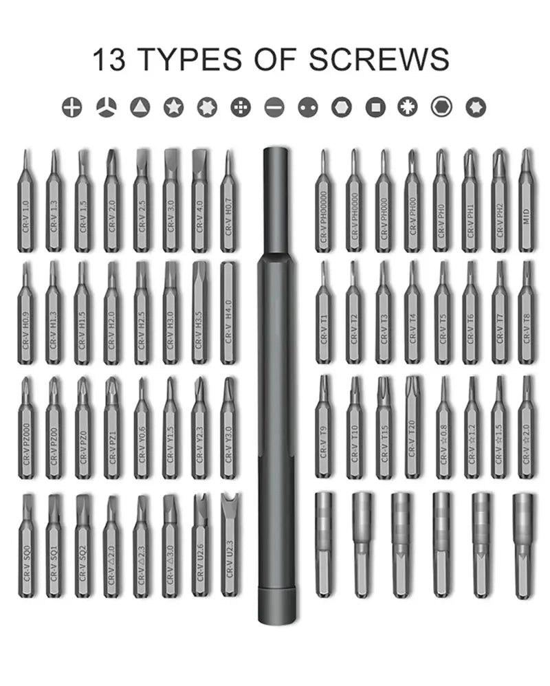 Screwdriver Set Magnetic Screw Driver Kit Bits Precision Electric Laptop Iphone Computer Tri Wing Torx Screwdrivers Small