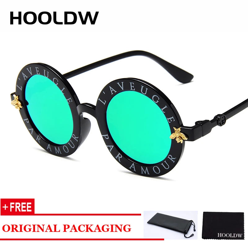 New Fashion Small Round Kids Sunglasses Brand Designer Bee Children Sunglasses Boys Girls Baby Outdoors Goggle Shades Eyewear