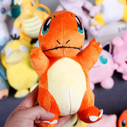 Pikachu Pokemon Anime Charmander Plush Toy Squirtle Bulbasaur Jigglypuff Lapras Eevee Peluche Christmas Gift For Kids