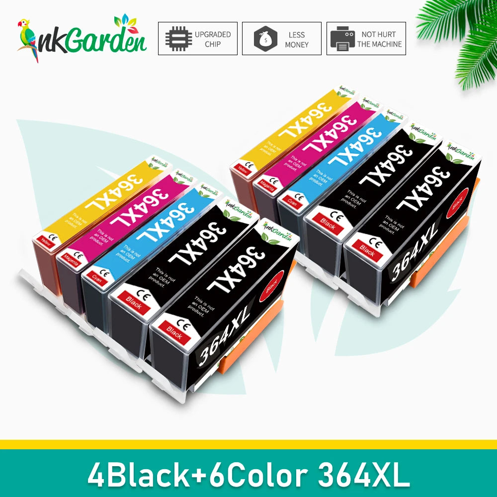 InkGarden Ink Cartridge For HP 364XL 364 XL HP364 Compatible Photosmart 5520 5522 5524 6510 6512 6515 4620 4610 4622 Printer