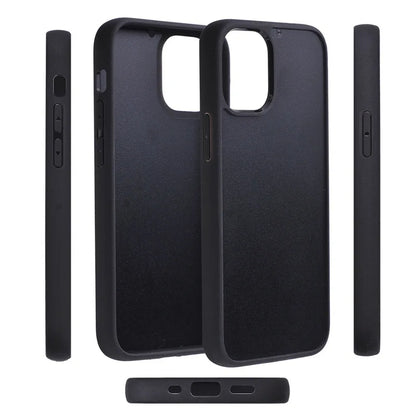 5pcs Slim 2D Heat Transfer Sublimation Case For iphone 16 Pro Max 15 14 Plus 13 Mini 12 11 Hard Blank Groove Cover Black