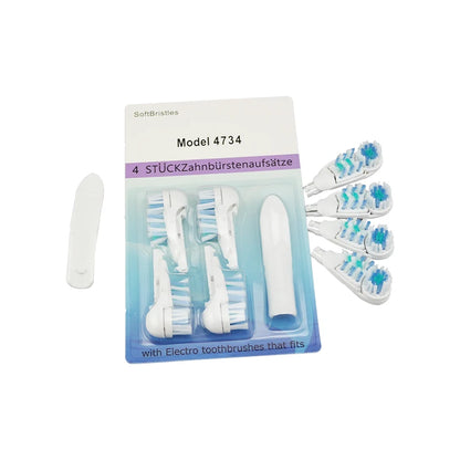 4pcs/pack EB-25A Sensitive Clean electric toothbrush brush heads  SB-417A  Oral care For Oral B Vitality Dual Clean