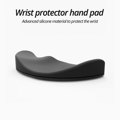 Ergonomic Handguard Mouse Pad G80 Silicon Gel Non-Slip Streamline Wrist Rest Support Mat Computer Mousepad For Office Gaming PC