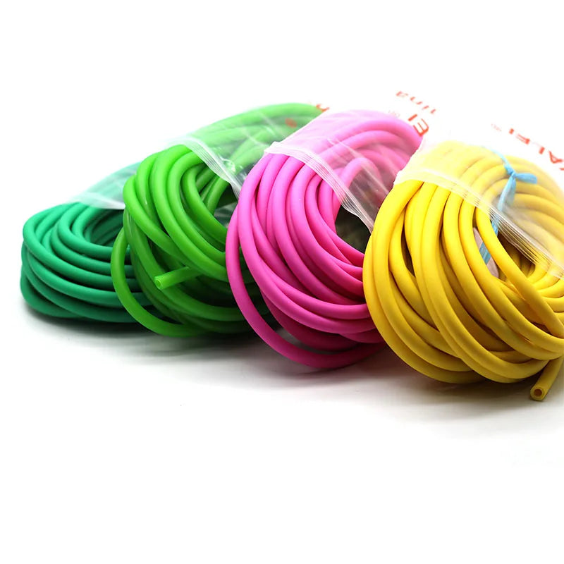 Resistance Band 5-10M A Piece Size  3070 4070 Natural Rubber Band Latex Tube Pull Rope  Tourniquet Rope  exercise bands