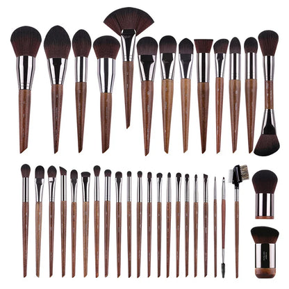 MUF Series Beauty Makeup Brushes 1pcs Original Wood Make up Brush Beauty Eyeshadow Blending Tool Brochas Maquillaje