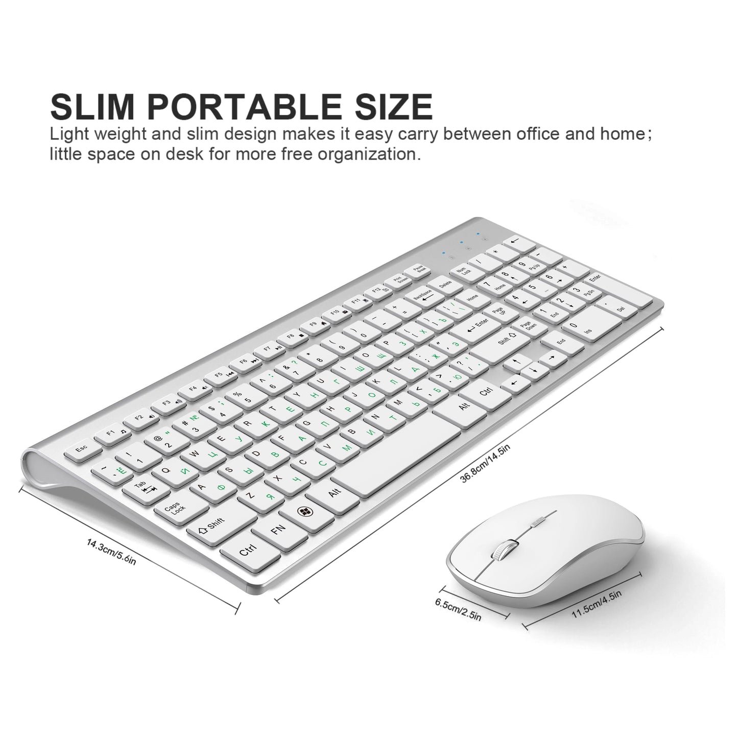 Wireless Keyboard Mouse Combo