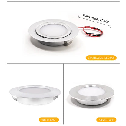 LED mini spotlight outdoor IP65 waterproof bathroom ceiling hidden downlight ultra-thin spotlight 12V cabinet light embedded 3W