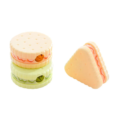 Lytwtw's Stationery  School Office Supplies Cute Cookie Sharpener For Pencil Creative Item back to school Lovely