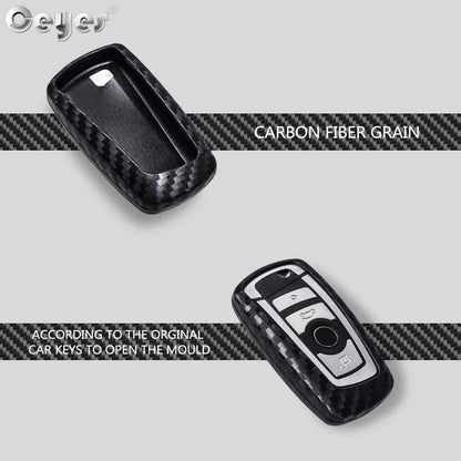 Ceyes Car Styling Auto Key Shell Cover Case For Bmw F05 F10 F20 F30 Z4 X1 X4 X5 X6 New X7 Carbon Fiber Accessories Car-Styling