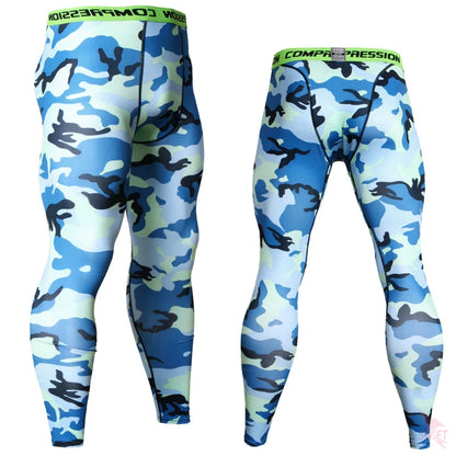 Base Layer Camouflage Compression Pants Running Tights Men Soccer Training Fitness Leggings Quick Dry Gym Jogging Sportswear