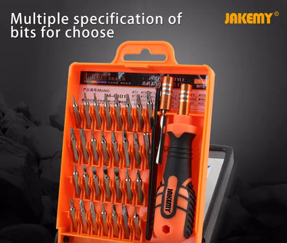 JAKEMY Precision Screwdriver Set Magnetic CR-V Bits Parafusadeira Cacciaviti Screw Driver for Mobile Phone Computer Repair Tools