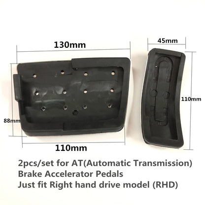 Car accessories Fuel Brake Pedal case For Audi A4 B8 S4 RS4 A5 B8 S5 RS5 8T A6 4G S6 Q5 S5 A7 S7 For Porsche Cayenne Macan RHD