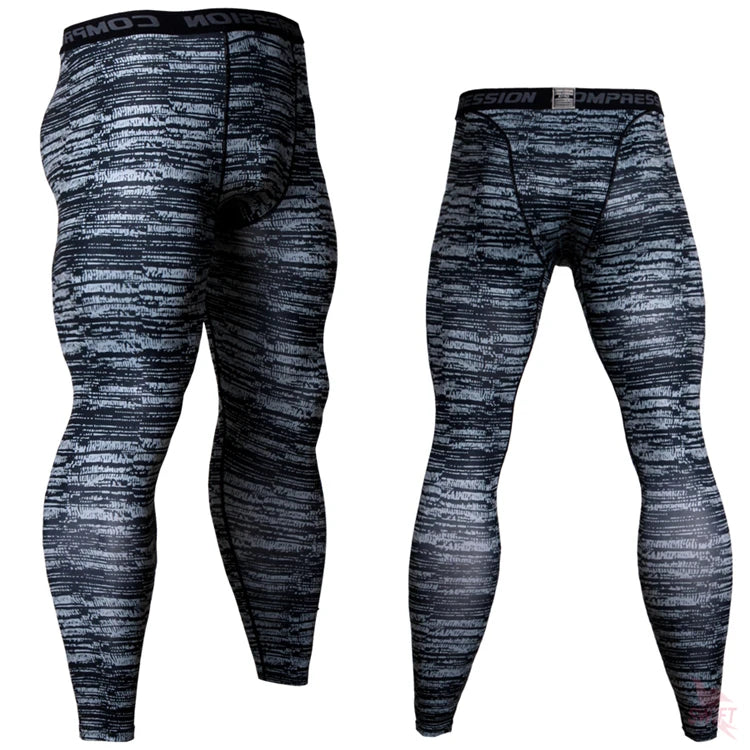 Base Layer Camouflage Compression Pants Running Tights Men Soccer Training Fitness Leggings Quick Dry Gym Jogging Sportswear