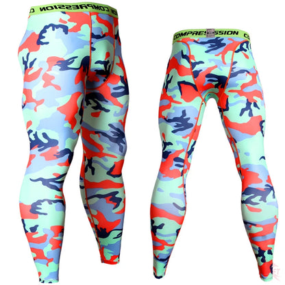 Base Layer Camouflage Compression Pants Running Tights Men Soccer Training Fitness Leggings Quick Dry Gym Jogging Sportswear