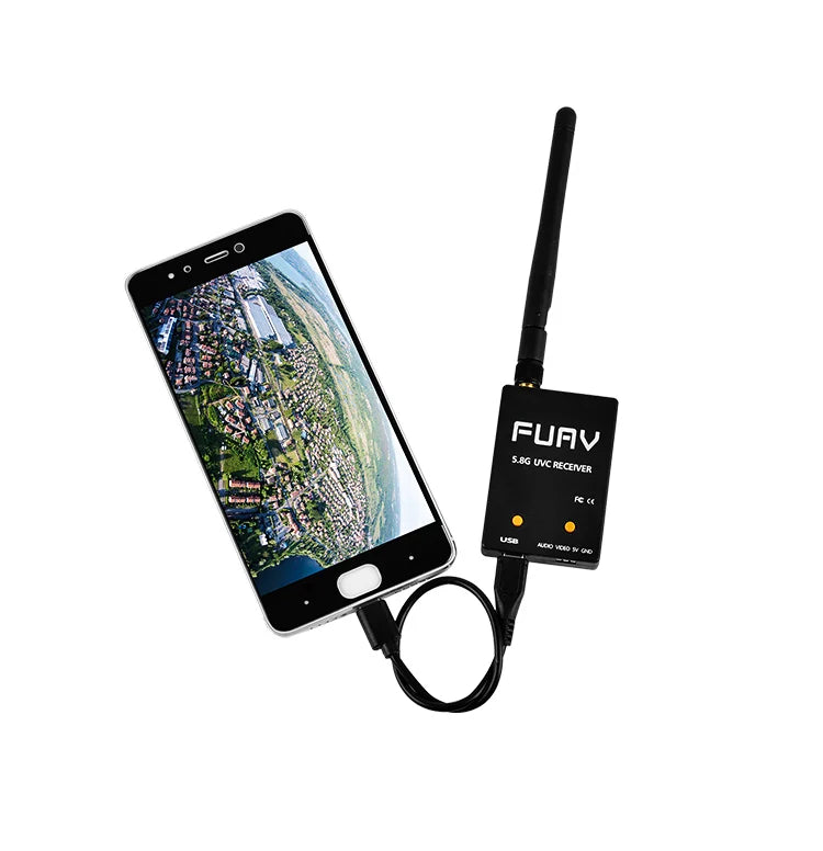 FPV USV OTG 5.8G 150CH Full Channel FPV Receiver W/Audio For Android Smartphone