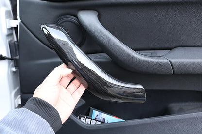 4pcs ABS Carbon Fiber for BMW X1 f48 2016-2019 Car Interior Door Handle Trim Cover For BMW X2 F47 2018 2019 Accessories