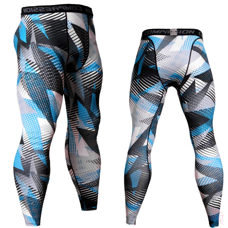 Base Layer Camouflage Compression Pants Running Tights Men Soccer Training Fitness Leggings Quick Dry Gym Jogging Sportswear