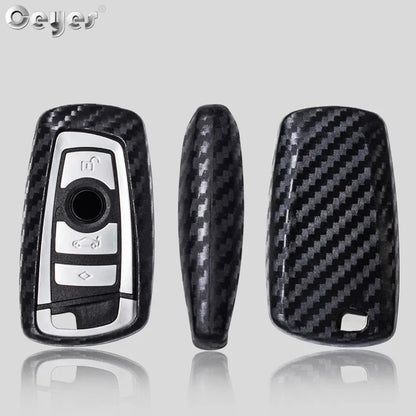 Ceyes Car Styling Auto Key Shell Cover Case For Bmw F05 F10 F20 F30 Z4 X1 X4 X5 X6 New X7 Carbon Fiber Accessories Car-Styling