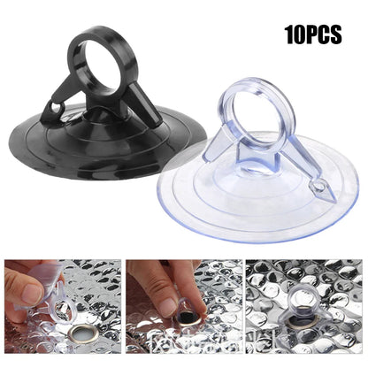 45mm Diameter Automotive Interior 10 PCS PVC Material Car Sunshade Suction Cup Strong pull ring dovetail suction cup