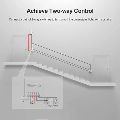 Itead SONOFF MINI DIY Wifi Smart Switch Moudle Two Way Switch Via e-Welink APP Remote Control Switches For Smart Home Automation