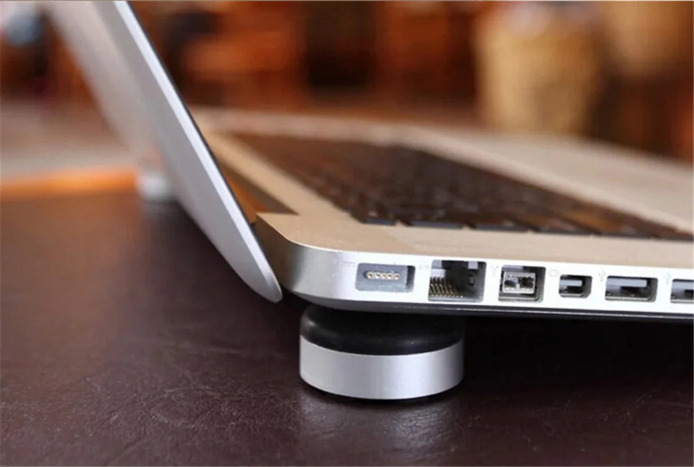 Portable Laptop Stand Mini laptop Cooling Pad For MacBook Small Invisible Cooler Footpad Anti-Slip Notebook Tablet Stand