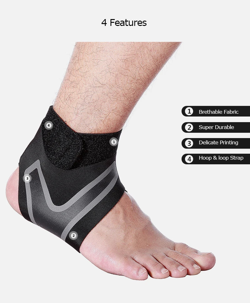 Ankle Brace Guard for Plantar Fasciitis Ankle Support Ankle Wrap for Sprain Tendonitis & Heel Pain Relief for Women Men Fitness